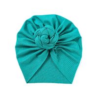 Foreign Trade European And American Winter New Children's Hair Accessories Headdress Baby Care Door Beanie Baby Knitted Pit Striped Hat sku image 10