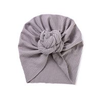 Foreign Trade European And American Winter New Children's Hair Accessories Headdress Baby Care Door Beanie Baby Knitted Pit Striped Hat sku image 8