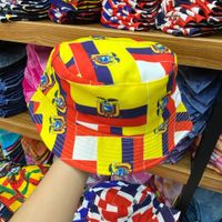 Unisexo Estilo Vintage Bandera Nacional Impresión Grandes Aleros Sombrero De Copa sku image 9