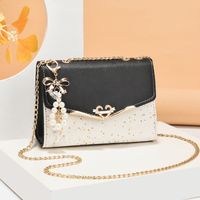 Women's Small All Seasons Pu Leather Solid Color Streetwear Square Flip Cover Shoulder Bag main image 4