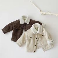 Casual Solid Color Cotton Boys Outerwear main image 1