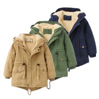 Classic Style Solid Color Cotton Boys Outerwear main image 6