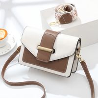 Women's Small All Seasons Pu Leather Solid Color Classic Style Square Flip Cover Shoulder Bag main image 4
