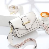Women's Small All Seasons Pu Leather Solid Color Classic Style Square Flip Cover Shoulder Bag sku image 2