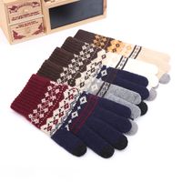 Women's Simple Style Color Block Gloves 1 Pair main image 1