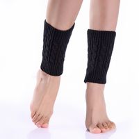 Women's Casual Simple Style Solid Color Polyacrylonitrile Fiber Jacquard Crew Socks A Pair sku image 1