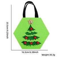 Christmas Cartoon Style Christmas Tree Santa Claus Christmas Socks Cloth Party sku image 2