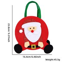 Christmas Cartoon Style Christmas Tree Santa Claus Christmas Socks Cloth Party sku image 3