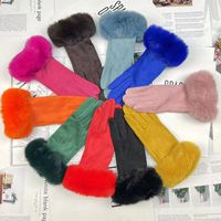 Women's Elegant Sweet Solid Color Gloves 1 Pair main image 1
