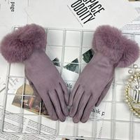 Women's Elegant Sweet Solid Color Gloves 1 Pair sku image 10