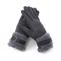Women's Lady Simple Style Solid Color Gloves 1 Pair sku image 1