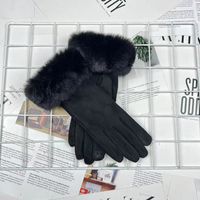 Women's Elegant Sweet Solid Color Gloves 1 Pair sku image 1