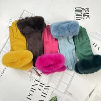 Women's Elegant Sweet Solid Color Gloves 1 Pair main image 4