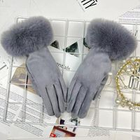 Women's Elegant Sweet Solid Color Gloves 1 Pair sku image 5