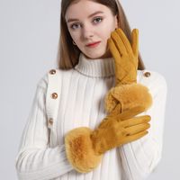 Women's Casual Simple Style Solid Color Gloves 1 Pair main image 4