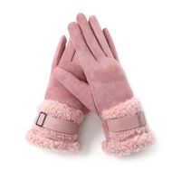 Women's Lady Simple Style Solid Color Gloves 1 Pair sku image 3