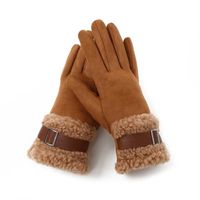 Frau Dame Einfacher Stil Einfarbig Handschuhe 1 Paar main image 1