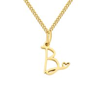 Stainless Steel Simple Style Plating Letter Solid Color Pendant Necklace sku image 63