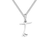 Stainless Steel Simple Style Plating Letter Solid Color Pendant Necklace sku image 18