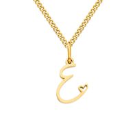 Stainless Steel Simple Style Plating Letter Solid Color Pendant Necklace sku image 49