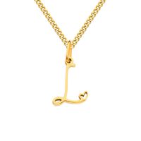 Stainless Steel Simple Style Plating Letter Solid Color Pendant Necklace sku image 53