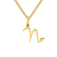 Stainless Steel Simple Style Plating Letter Solid Color Pendant Necklace sku image 68