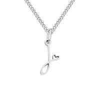 Stainless Steel Simple Style Plating Letter Solid Color Pendant Necklace sku image 8