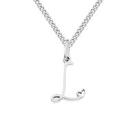Stainless Steel Simple Style Plating Letter Solid Color Pendant Necklace sku image 10