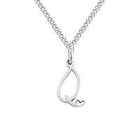 Stainless Steel Simple Style Plating Letter Solid Color Pendant Necklace sku image 15