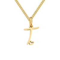 Stainless Steel Simple Style Plating Letter Solid Color Pendant Necklace sku image 58