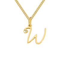 Stainless Steel Simple Style Plating Letter Solid Color Pendant Necklace sku image 60