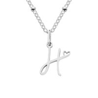 Simple Style Letter Stainless Steel Plating Gold Plated Pendant Necklace sku image 8