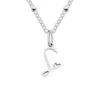 Simple Style Letter Stainless Steel Plating Gold Plated Pendant Necklace sku image 19