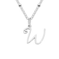 Simple Style Letter Stainless Steel Plating Gold Plated Pendant Necklace sku image 23