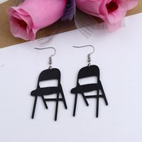 1 Pair Funny Geometric Irregular Arylic Drop Earrings sku image 5