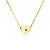 Simple Style Heart Shape Titanium Steel Pendant Necklace sku image 8