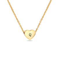 Simple Style Heart Shape Titanium Steel Pendant Necklace sku image 17