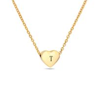 Einfacher Stil Herzform Titan Stahl Halskette Mit Anhänger sku image 20
