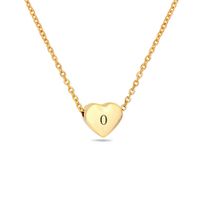 Simple Style Heart Shape Titanium Steel Pendant Necklace sku image 15