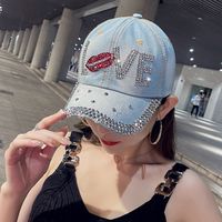 Women's Classic Style Letter Curved Eaves Baseball Cap sku image 2