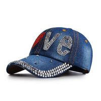 Women's Classic Style Letter Curved Eaves Baseball Cap sku image 1