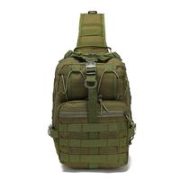 Shoulder Waterproof Camouflage Crossbody Camera Bag Extra Large Chest Bag sku image 4