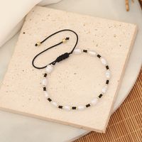 Bohemian Irregular Imitation Pearl Seed Bead Wholesale Drawstring Bracelets main image 3