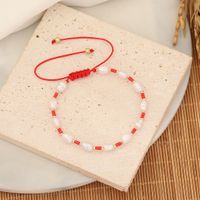 Bohemian Irregular Imitation Pearl Seed Bead Wholesale Drawstring Bracelets main image 7