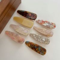 Women's Simple Style Marble Plastic Resin Hair Clip main image 1