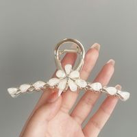 Simple Style Flower Alloy Hair Claws main image 1