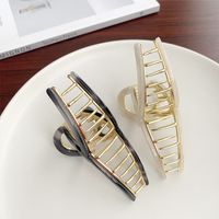 Simple Style Color Block Alloy Hair Claws main image 3