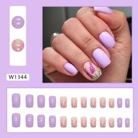 Sweet Flower Plastic Nail Patches 1 Piece main image 4