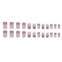 Sucré Fleur Plastique Ongles Correctifs 1 Jeu main image 4