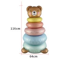 Christmas Cartoon Style Cute Christmas Tree Bear Emulsion Party Festival Balloons main image 5